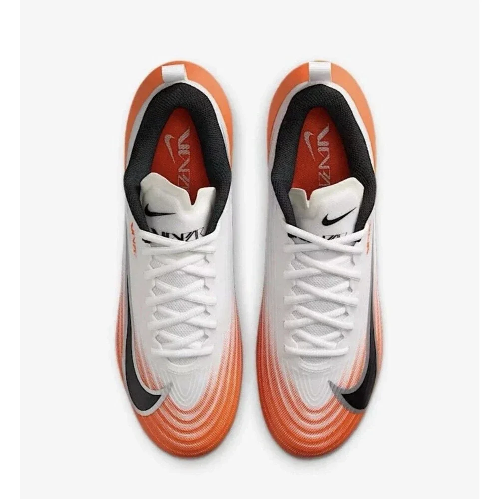 Mens Sz 13.5 - Nike Vapor Speed 3 TB Football Cleats White Orange HM8849-104